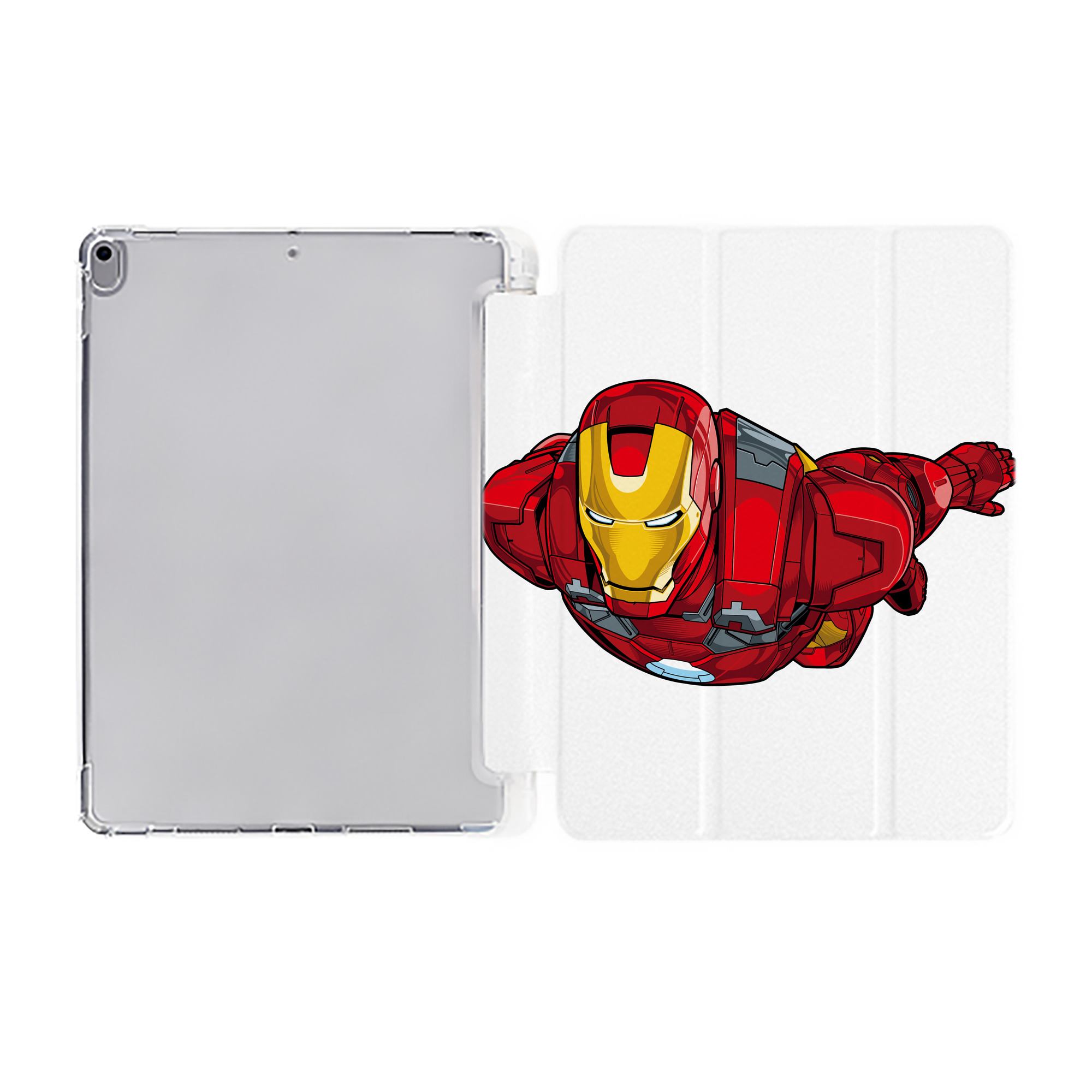 （画像用） アベンジャーズ The Avengers IPad ケース ペン収納付き 三つ折りスタンド PUレザー×シリコン 対応機種9.5/10.5/10.9インチ